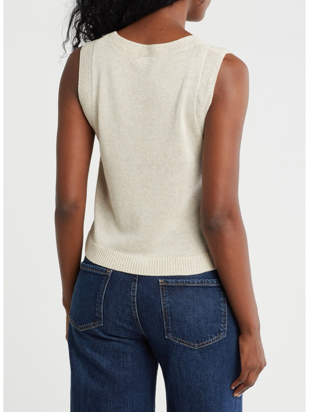 Max Studio Knit Shell Top - Picture 2 of 9